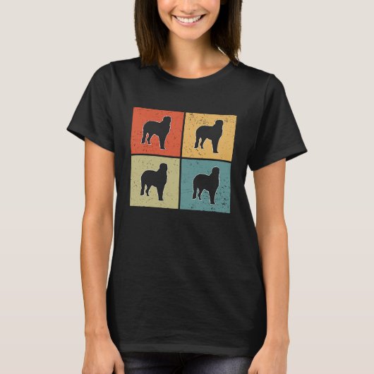 Irish Wolfhound Vintage 4 T-shirt (Voorkant)