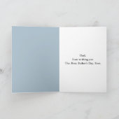 Irish Wolfhound Zakenman voor Vaderdag Kaart (Binnen)