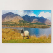 Irish Wooly Sheep Galway Ireland Jigzaag Puzzle Legpuzzel (Horizontaal)