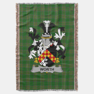 Irish Worth of McWorth wapenschild voor het gezin Deken