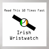Irish Wristwatch Poster (Voorkant)