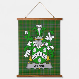 Irish Wynne Coat of Arms Family Crest Hangend Wandkleed