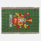 Irish Yarner wapenschild Family Crest Ireland Deken (Voorkant)