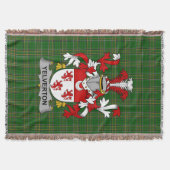 Irish Yelverton Coat of Arms Family Crest Ireland Deken (Voorkant)