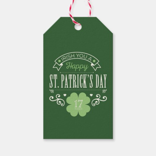 Irish You a Happy St. Patrick's Day Cadeau Labels Cadeaulabel (Voorkant)