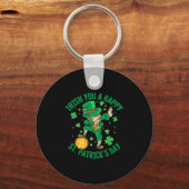 Irish You A Happy St Patrick's Day Dabbing Grappig Sleutelhanger (Voorkant)
