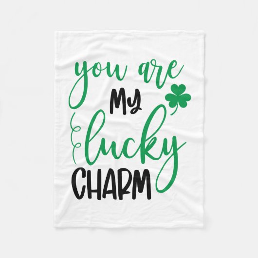 Irish you are my Lucky Charm Fleece Deken (Voorkant)