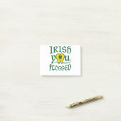 Irish You Flossed Dental St Patricks Day Post-it® Notes (Op bureau)