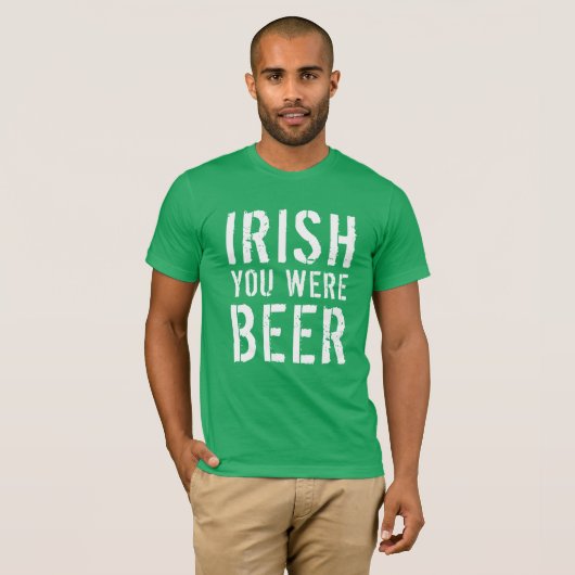 Irish You was Beer T-shirt (Voorkant volledig)