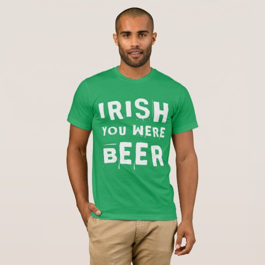 Irish You was Beer T-shirt (Voorkant volledig)