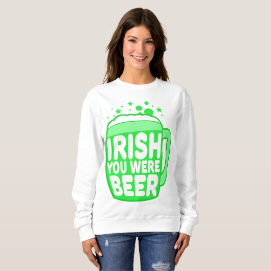 Irish You was Beer Trui (Voorkant volledig)