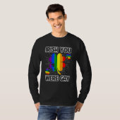 Irish You was Gay Lgbt Pride Funny St Patricks Da T-shirt (Voorkant volledig)