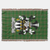 Irish Young Coat of Arms Family Crest Ireland Deken (Voorkant)