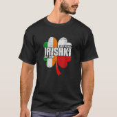 Irishki Half Iers half Pools Iriski St Patricks T-shirt (Voorkant)