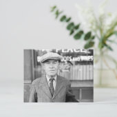 Irishman in Omaha, jaren dertig Briefkaart (Staand voorkant)