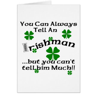 Irishman - je kunt het altijd vertellen...