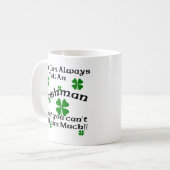Irishman - je kunt het altijd vertellen... mok (Voorkant links)