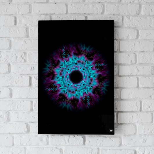 Irisnevel - kleurrijk abstract patroon v1.1 poster