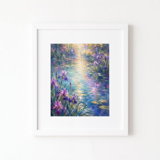 Irisreflecties Kunstprint Poster