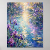 Irisreflecties Kunstprint Poster (Voorkant)
