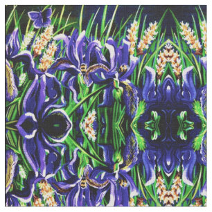 Iris's en Bijen Stof