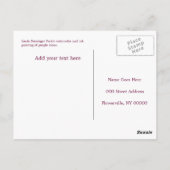 Irisse Waterverf Briefkaart (Achterkant)