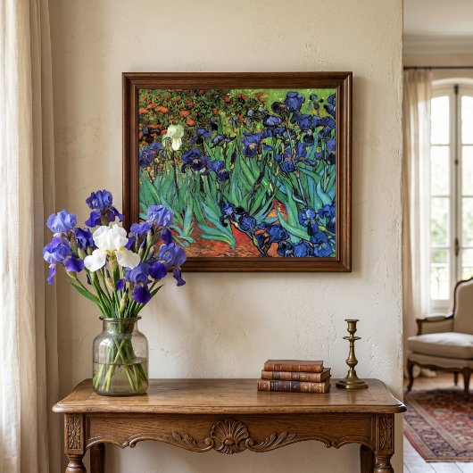 Irissen door Vincent van Gogh, Vintage Tuinkunst Poster