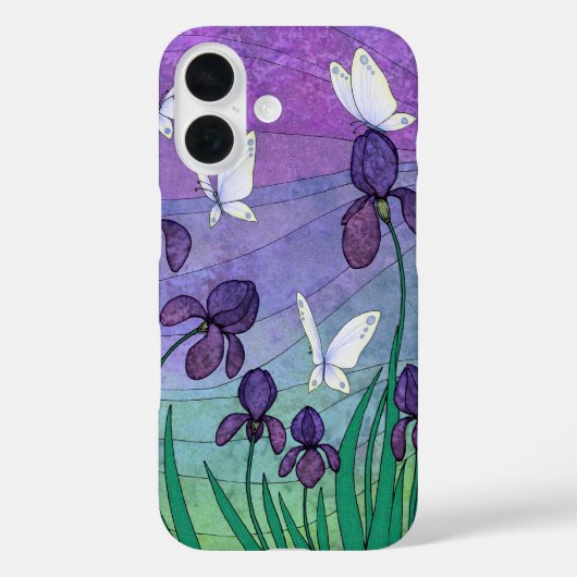 Irissen en vlinders Case-Mate iPhone case (Achterkant)