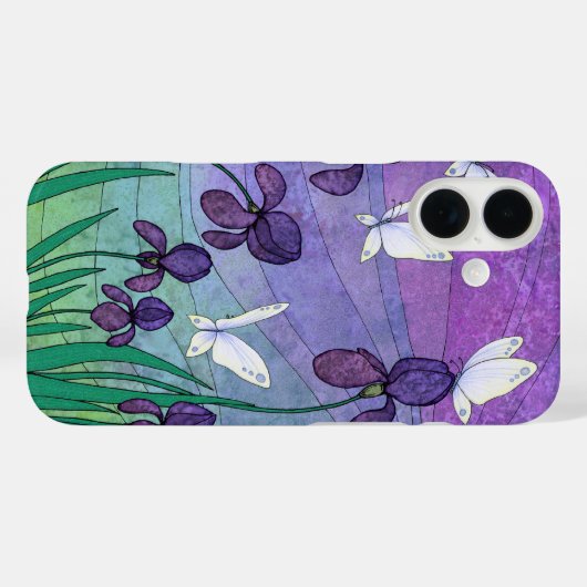 Irissen en vlinders Case-Mate iPhone case (Achterkant (horizontaal))