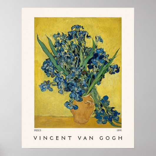 Irissen Fine Art Vincent van Gogh Museum Poster (Voorkant)
