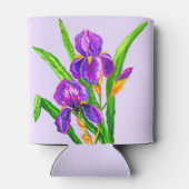 Irissen Flower Koelbox of Kies Kleur Blikjeskoeler (Achterkant)