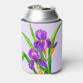 Irissen Flower Koelbox of Kies Kleur Blikjeskoeler (Blikje Achterkant)