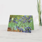 Irissen in de tuin Vincent van Gogh Bedankkaart (Voorkant)