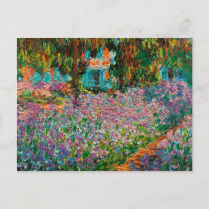 Irissen Monet Tuin Giverny bloemen Briefkaart