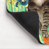 Irissen - Tabby tijgerkat 30 Muismat (Hoek)