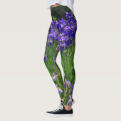 Irissen tinten van Paarse en groene Leggings (Links)