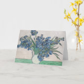 Irissen van Gogh: Blank Kaart (Gele Bloem)