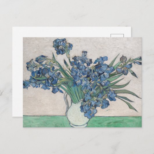 Irissen van Gogh: Briefkaart (Voorkant / Achterkant)