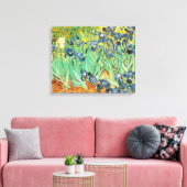 Irissen - Van Gogh - c1889 Canvas Afdruk (Insitu (Woonkamer))