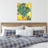 Irissen - Van Gogh - c1890 Canvas Afdruk (Insitu (Slaapkamer))