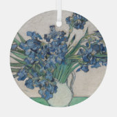 Irissen van Gogh: Glas Ornament (Achterkant)