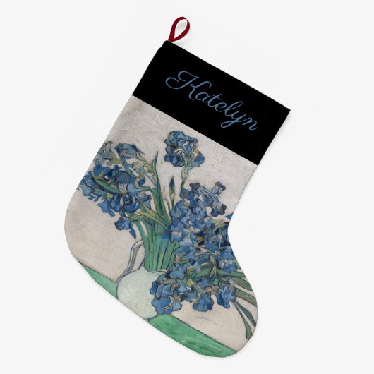 Irissen van Gogh: Grote Kerstsok (Voorkant (Hangend))