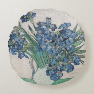 Irissen van Gogh: Rond Kussen