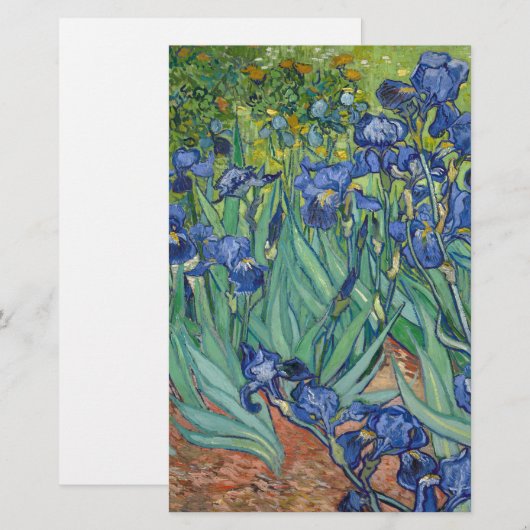 Irissen van Van Gogh Briefpapier (Voorkant / Achterkant)