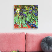 Irissen van Van Gogh Fine Art Canvas Print (Insitu (Woonkamer))