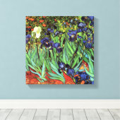 Irissen van Van Gogh Fine Art Canvas Print (Insitu (Houten vloer))