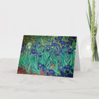 Irissen van Vincent van Gogh: Blank