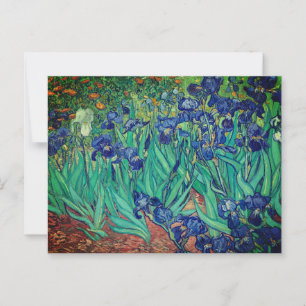 Irissen van Vincent van Gogh: Briefkaart