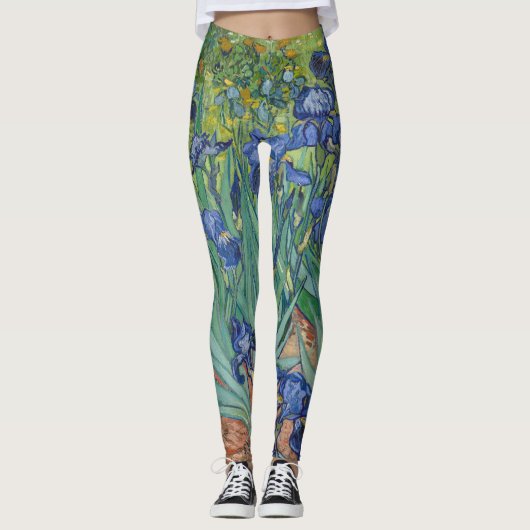 Irissen_Vincent_van_Gogh_1889 Leggings (Voorkant)