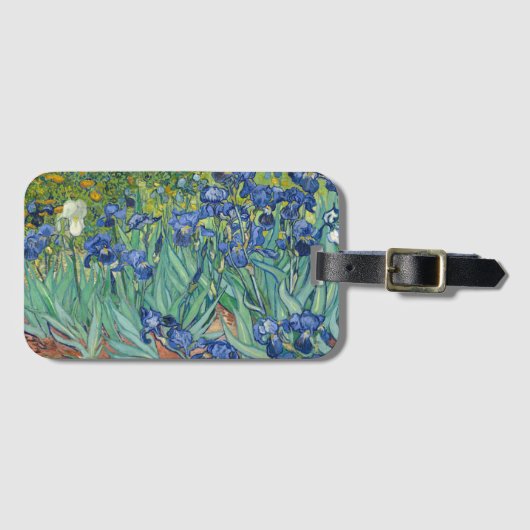 Irissen | Vincent van Gogh Bagagelabel (Voorkant (horizontaal))